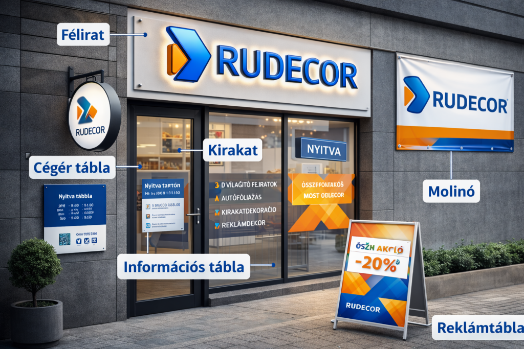üzlet külső