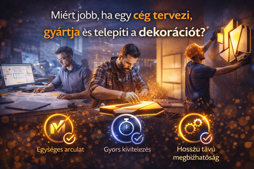 reklámdekoráció kivitelezés