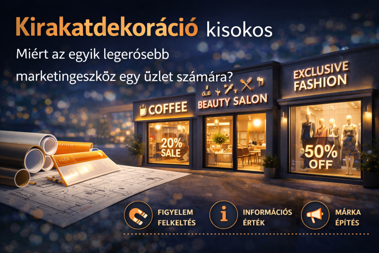 kirakatdekoráció