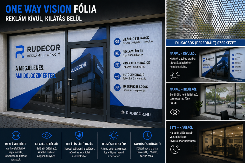 One Way Vision fólia